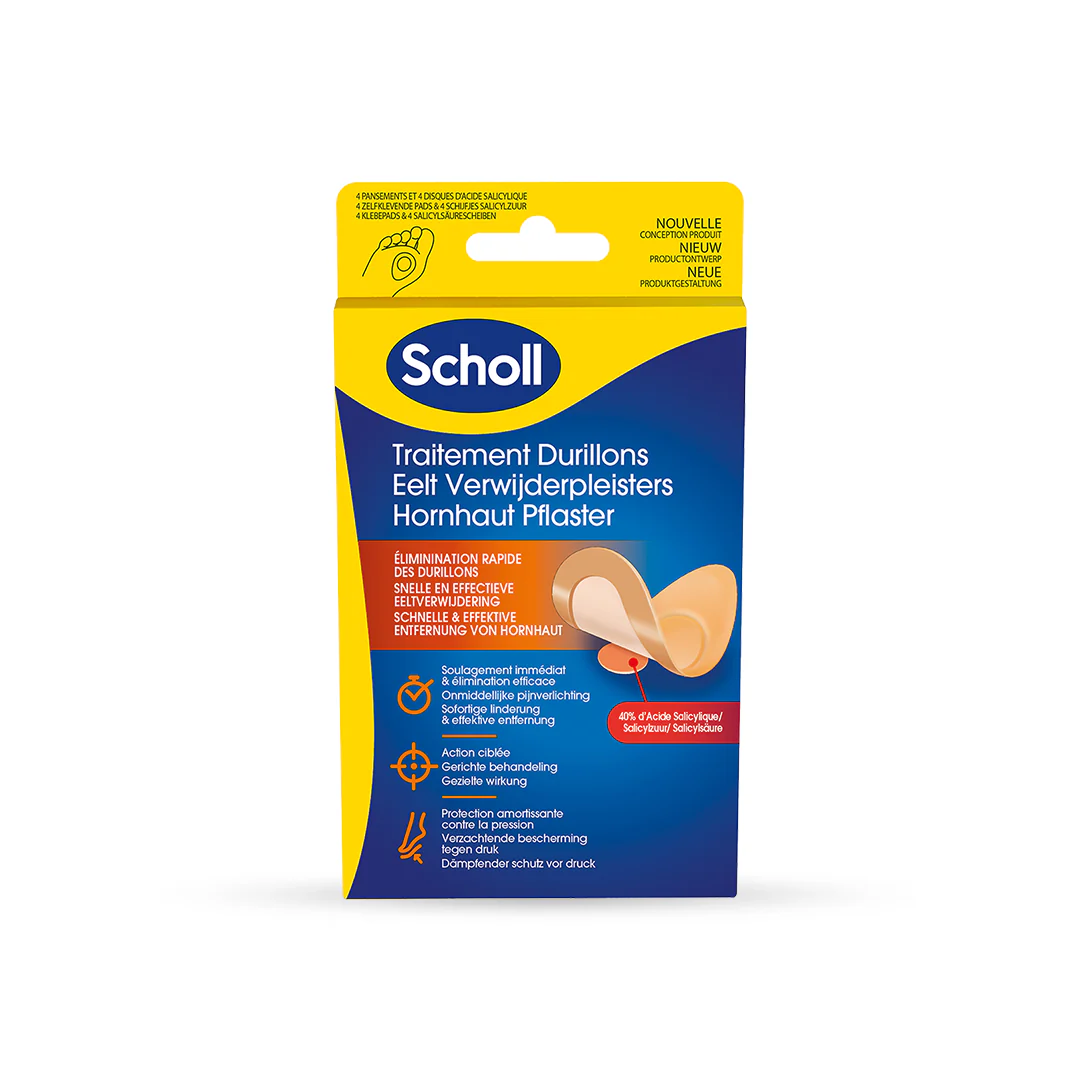 Scholl Pharma Eelt Verwijderpleisters 4 stuks